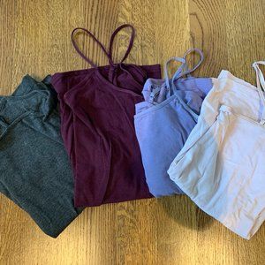 Set of 4 cami tank tops (smalls and mediums)